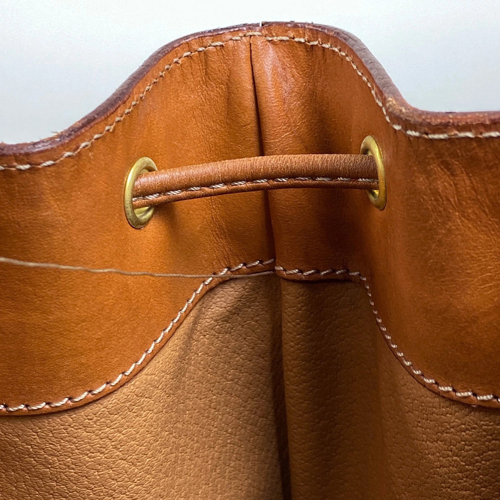 Celine Macadam shoulder bag drawstring canvas brown - Picture 6 of 7